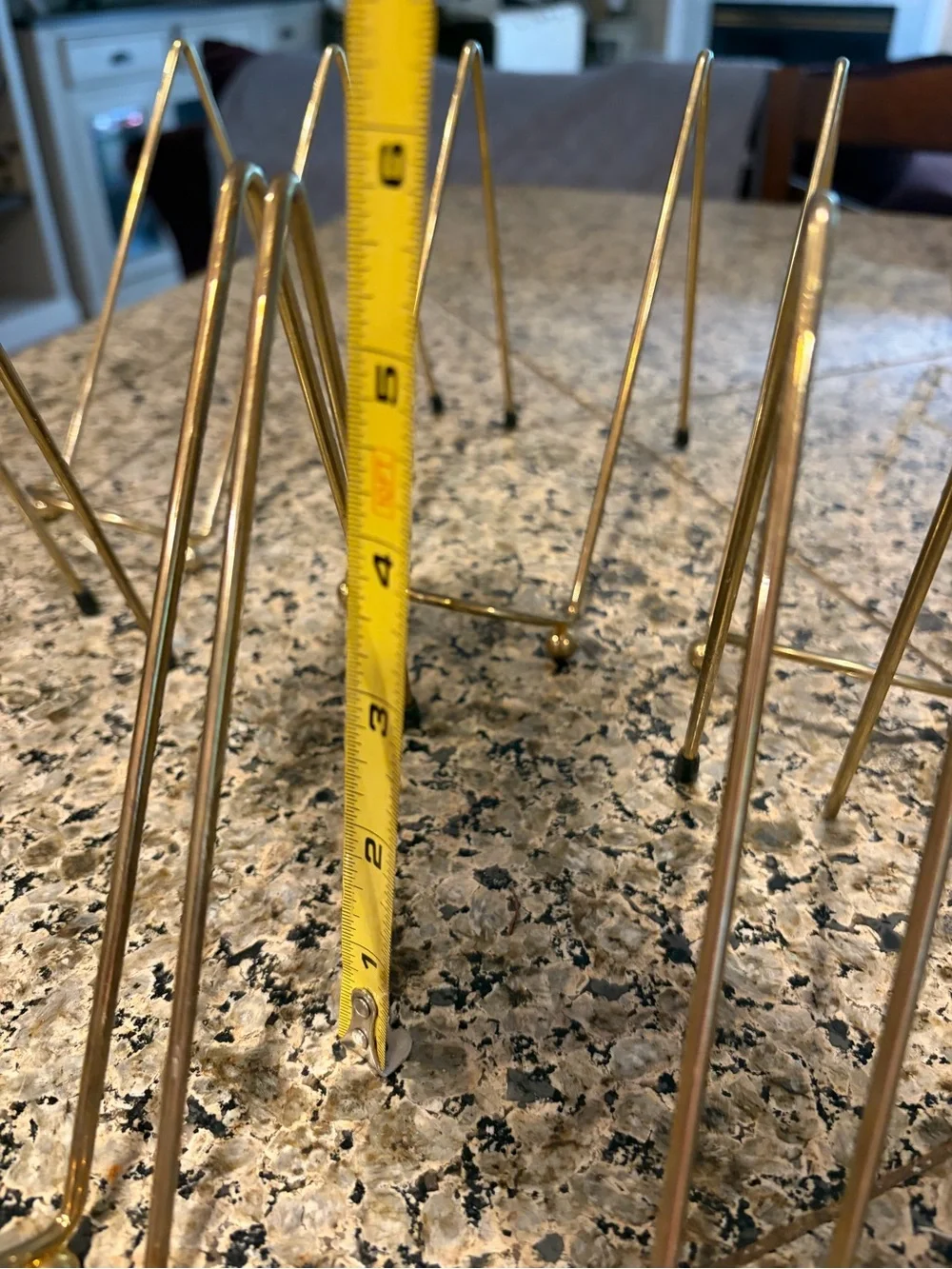 Gold Tone Vintage Ball Feet Plate Easels MCM Lof of 10!
